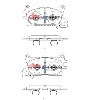 Genesis GV80 Brake Pads - Rear - DBA - Street Series - `21-`27
