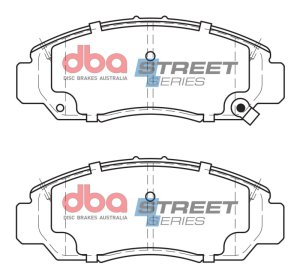 Acura CSX Brake Pads - Front - DBA - Street Series - `06-`11