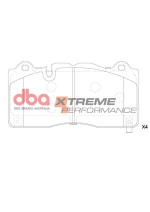 Chevrolet Camaro Brake Pads - Front - DBA - XP Performance - `19-`24