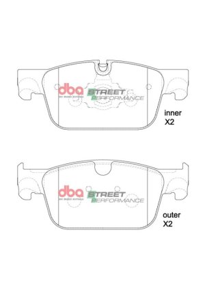 Volvo S60 Brake Pads - Front - DBA - Street Performance - `19-`22