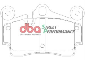 Porsche Cayenne Brake Pads - Rear - DBA - SP500 High Performance - `03-`10