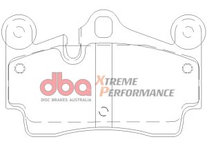 Porsche Cayenne Brake Pads - Rear - DBA - XP650 - `03-`10