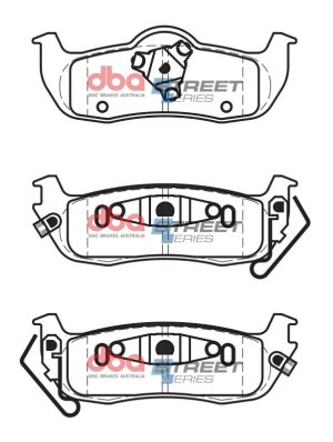 Infiniti QX56 Brake Pads - Rear - DBA - Street Series - `05-`10 Infiniti QX56 Brake Pads - Rear - DBA - Street Series - `05-`10