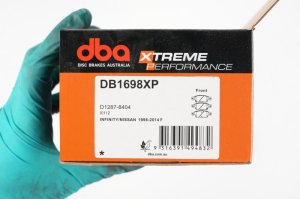 Infiniti G37 Brake Pads - Front - DBA - Xtreme Performance - `07-`09