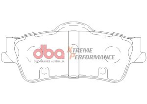 Pontiac G8 Brake Pads - Rear - DBA - XP650 - `08-`09