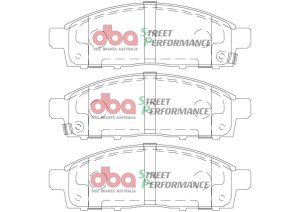 Mitsubishi Triton Brake Pads - Front - DBA - SP Performance - `07-`11
