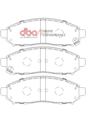 Nissan Pathfinder Brake Pads - Front - DBA - XP650 - `05-`12