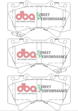 Toyota Tundra Brake Pads - Front - DBA - Street Performance - `07-`18