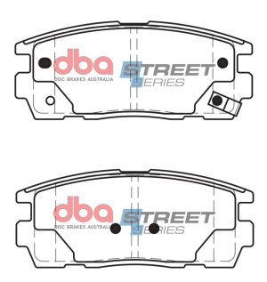 Chevrolet Captiva Sport Brake Pads - Rear - DBA - Street Series - `12-`15