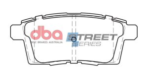 Ford Edge Brake Pads - Rear - DBA - Street Series - `07-`10