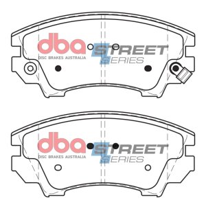 Chevrolet Camaro Brake Pads - Front - DBA - Street Series - `10-`15 Chevrolet Camaro Brake Pads - Front - DBA - Street Series - `10-`15