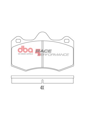 Lotus Evora Brake Pads - Front - DBA - RP Performance - `10-`15