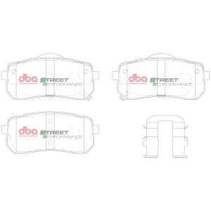 Hyundai Veracruz Brake Pads - Rear - DBA - SP Performance - `07-`12 Hyundai Veracruz Brake Pads - Rear - DBA - SP Performance - `07-`12