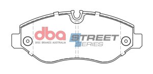 Dodge Sprinter 2500 Brake Pads - Front - DBA - Street Series - `07-`09