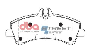 Dodge Sprinter 3500 Brake Pads - Rear - DBA - Street Series - `07-`09 Dodge Sprinter 3500 Brake Pads - Rear - DBA - Street Series - `07-`09