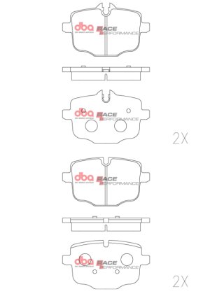 Honda Civic Type-R Brake Pads - Front - DBA - RP Performance - `17-`22