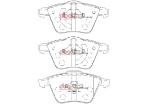 Mazda Mazdaspeed3 Brake Pads - Front - DBA - XP Performance - `06-`13