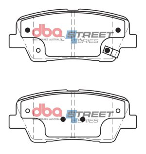 Hyundai Entourage Brake Pads - Rear - DBA - Street Series - `06-`09