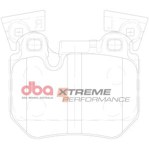 Cadillac CTS Performance Brake Pads - Front - DBA - XP - `06-`07