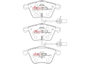 Audi TTS Quattro Brake Pads - Front - DBA - XP Performance - `09-`15 Audi TTS Quattro Brake Pads - Front - DBA - XP Performance - `09-`15