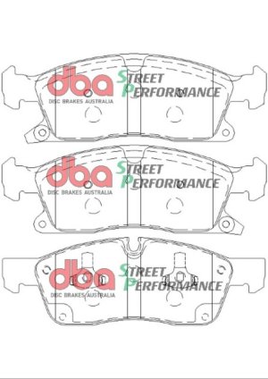 Dodge Durango Brake Pads - Front - DBA - Street Performance - `11-`20