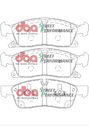 Dodge Durango Brake Pads - Front - DBA - Street Performance - `11-`20
