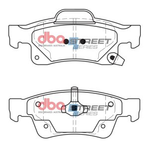 Dodge Durango Brake Pads - Rear - DBA - Street Series - `11-`20