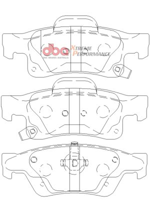 Chevrolet Camaro Brake Pads - Front - DBA - XP650 - `10-`15