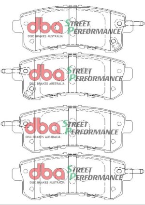 Infiniti QX56 Brake Pads - Rear - DBA - Street Performance - `11-`13 Infiniti QX56 Brake Pads - Rear - DBA - Street Performance - `11-`13