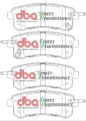 Infiniti QX56 Brake Pads - Rear - DBA - Street Performance - `11-`13 Infiniti QX56 Brake Pads - Rear - DBA - Street Performance - `11-`13