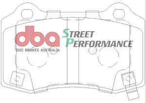 Chevrolet Camaro Brake Pads - Rear - DBA - SP500 - 2010