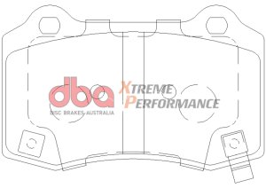 Chevrolet Camaro Brake Pads - Rear - DBA - Xtreme Performance (XP650) - 2010