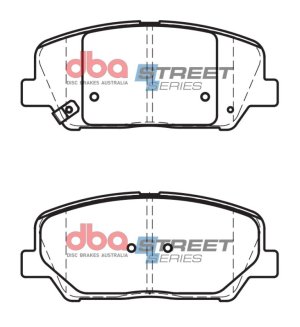 Hyundai Veloster Brake Pads - Front - DBA - Street Series - `12-`15