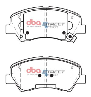 Hyundai Accent Brake Pads - Front - DBA - Street Series - `12-`17