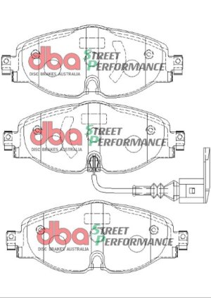 Audi A3 Brake Pads - Front - DBA - Street Performance - `15-`19