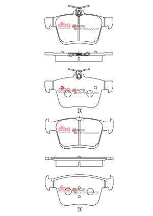 Audi Q2 Brake Pads - Front - DBA - RP Performance - 2018