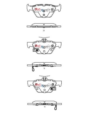 Subaru Ascent Brake Pads - Rear - DBA - SSEV Street Series - `19-`21