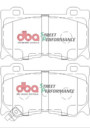 Infiniti FX50 Brake Pads - Front - DBA - SP Performance - `09-`13