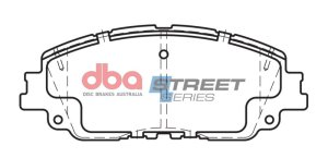 Lexus ES350 Brake Pads - Front - DBA - Street Series - `19-`21