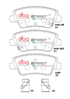 Hyundai Ioniq 5 Brake Pads - Front - DBA - SP Performance - `23-`27