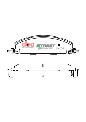 RAM 3500 Brake Pads - Rear - DBA - SP Performance - `19-`27