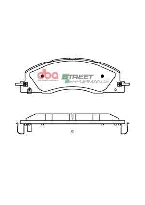 RAM 3500 Brake Pads - Front - DBA - SP Performance - `19-`27