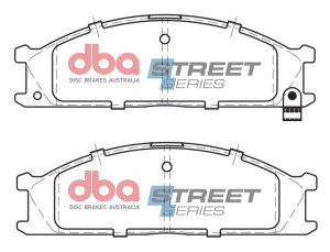 Nissan Frontier Brake Pads - Front - DBA - Street Series - `98-`04 Nissan Frontier Brake Pads - Front - DBA - Street Series - `98-`04