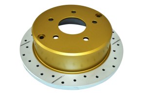 Pontiac GTO Brake Rotor (1) - Rear - DBA - Street Series XGold (Drilled & Slotted) - Gold - 2004