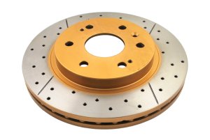 Chevrolet Silverado 1500 Brake Rotor (1) - Front - DBA - Street Series X Gold - Gold - `05-`19