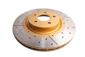 Ford Focus ST Brake Rotors (1) - Front - DBA - Street Series XGold - Gold - `13-`18