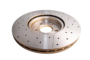 Ford Focus ST Brake Rotors (1) - Front - DBA - Street Series XGold - Gold - `13-`18