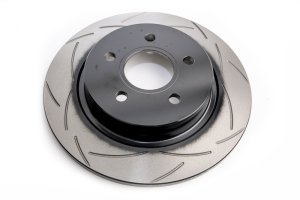Ford Focus Brake Rotor (1) - Rear - DBA - Street Series T2 Slotted - `05-`11