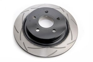 Ford Focus Brake Rotor (1) - Rear - DBA - Street Series T2 Slotted - `05-`11