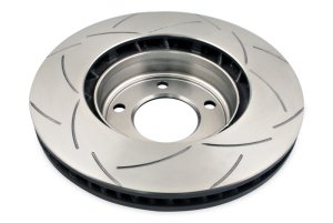Volkswagen Touareg Brake Rotor (1) - Front - DBA - Slotted Street Series T2 - `15-`18
